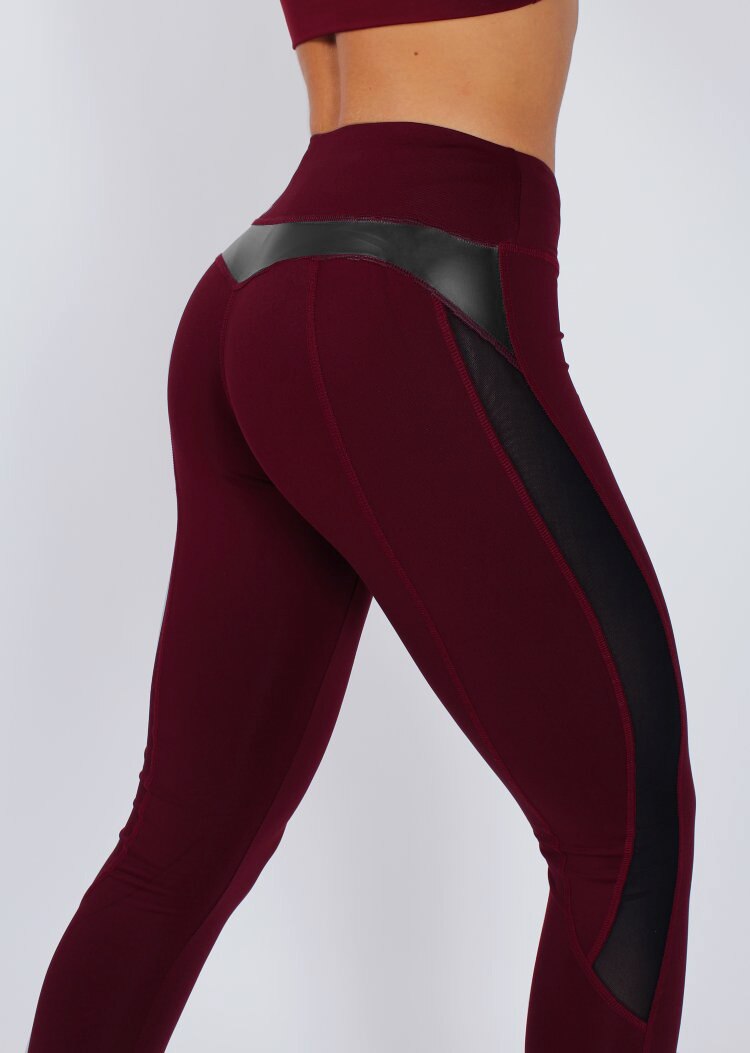 High Waist Shaping Leggings Slimming Effect Booty Sculpting Workout ...
