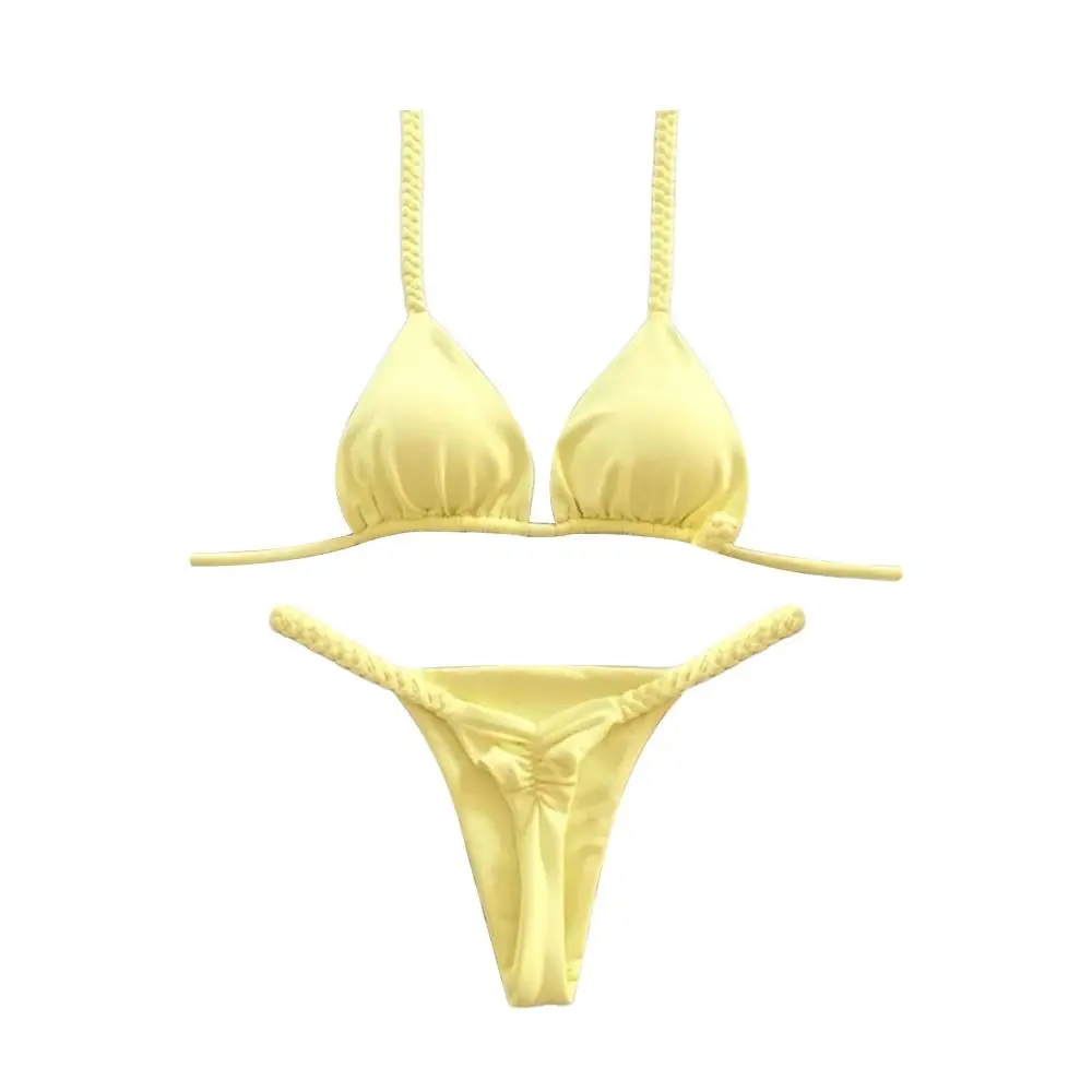 2Pcs/Set Fashion Summer Beach Bikini Push-Up Casual Women Swimsuit Bathing Suit Brazilian Beachwear Beach