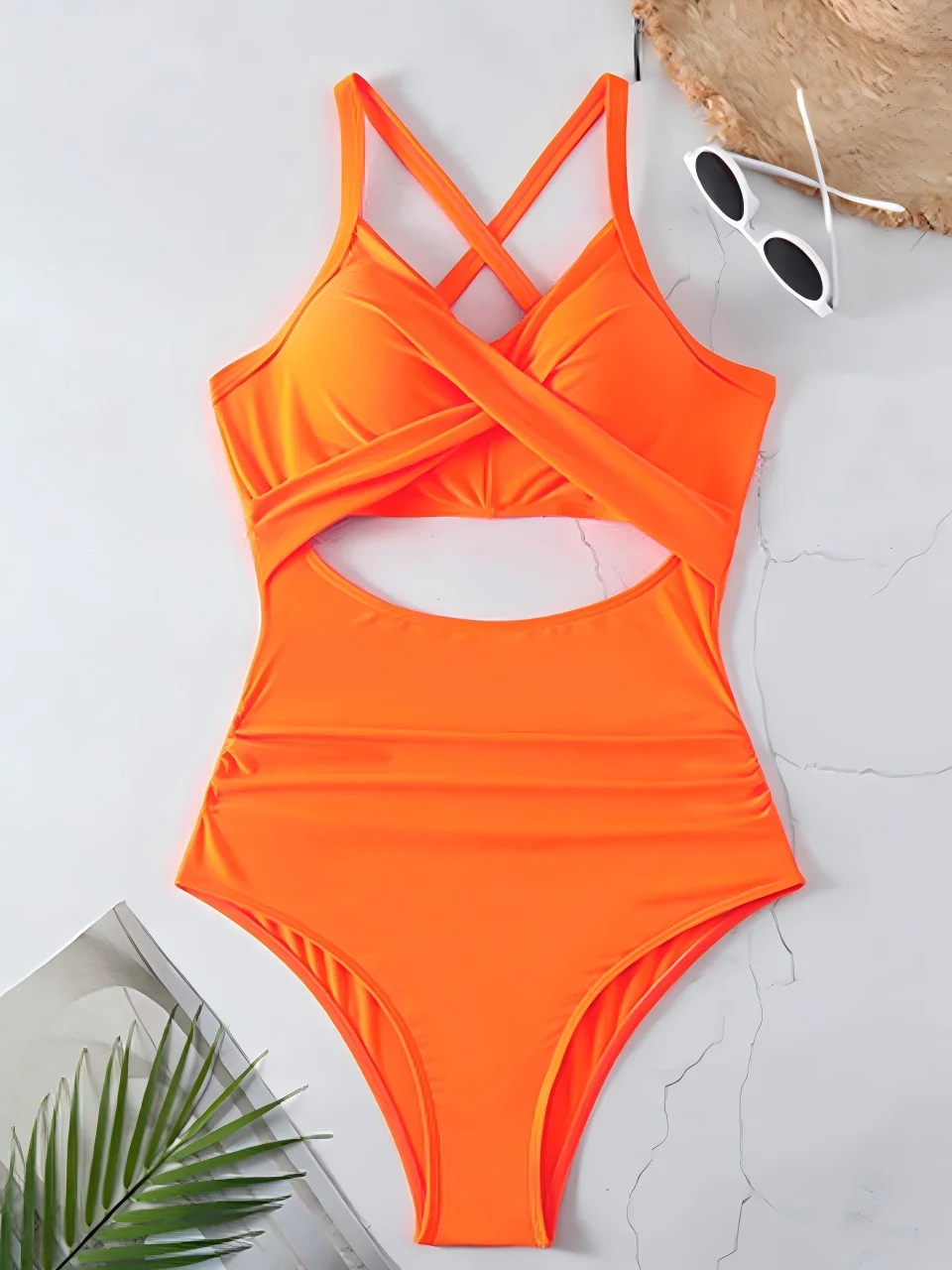 Plain Ruched Swimsuit Women One Piece Solid Swimwear Female Beachwear Bathers Bathing Swimming Swim Bodysuit Summer