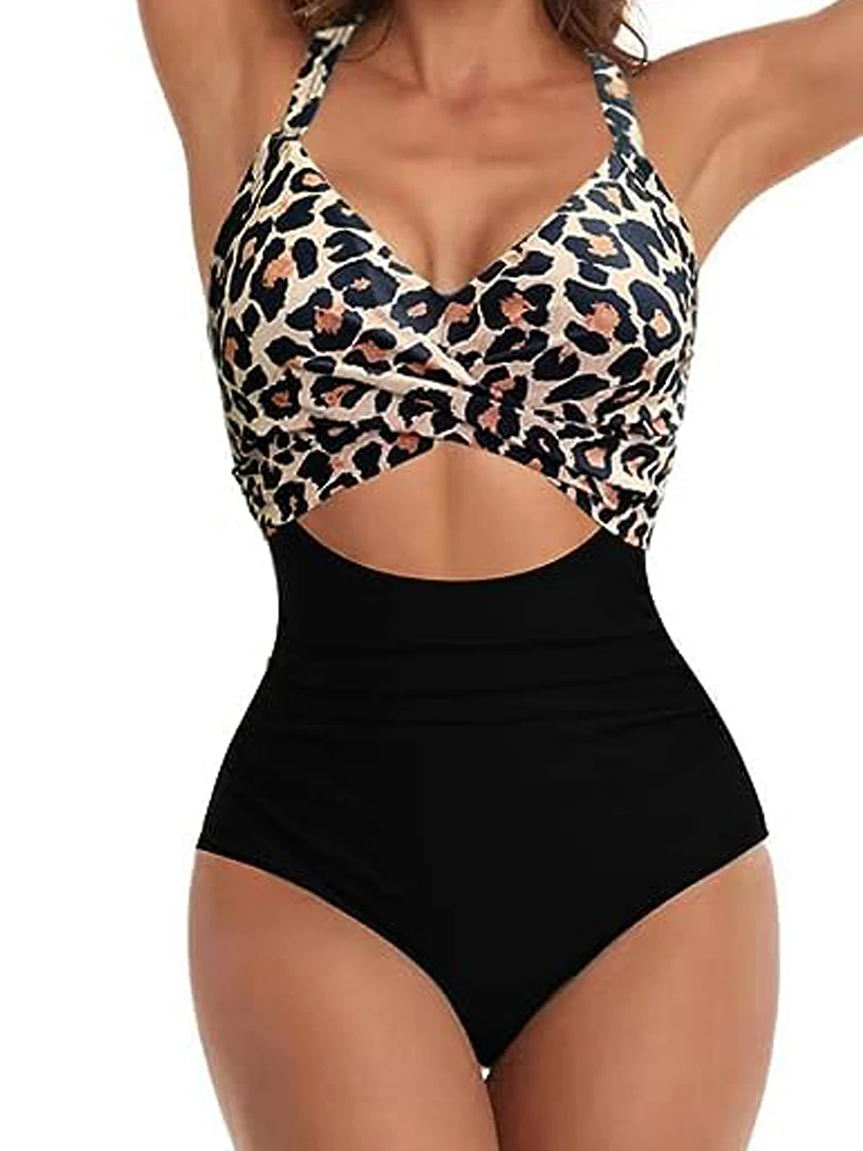 Plain Ruched Swimsuit Women One Piece Solid Swimwear Female Beachwear Bathers Bathing Swimming Swim Bodysuit Summer
