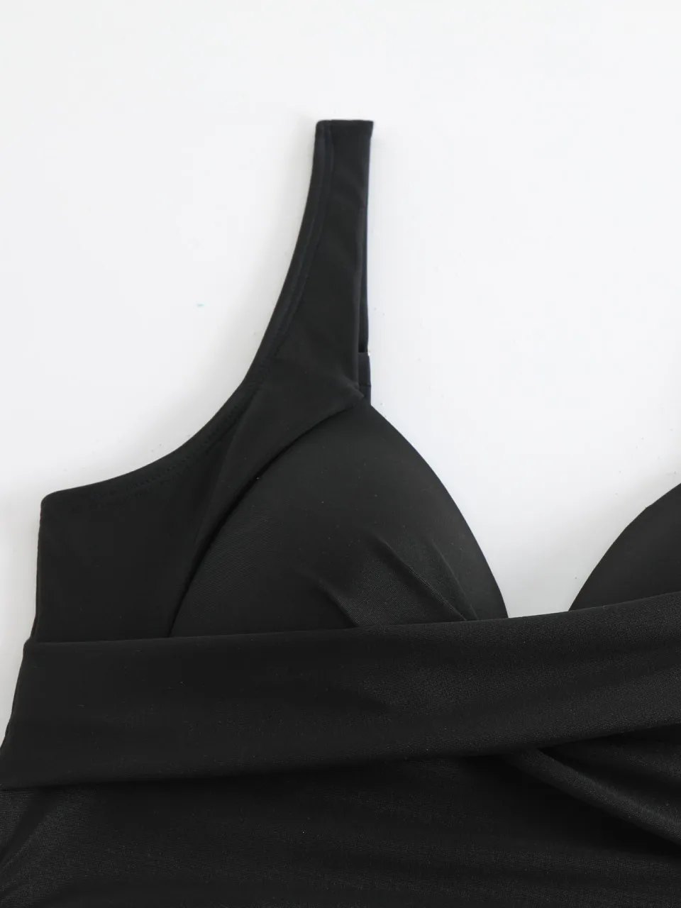 Plain Ruched Swimsuit Women One Piece Solid Swimwear Female Beachwear Bathers Bathing Swimming Swim Bodysuit Summer