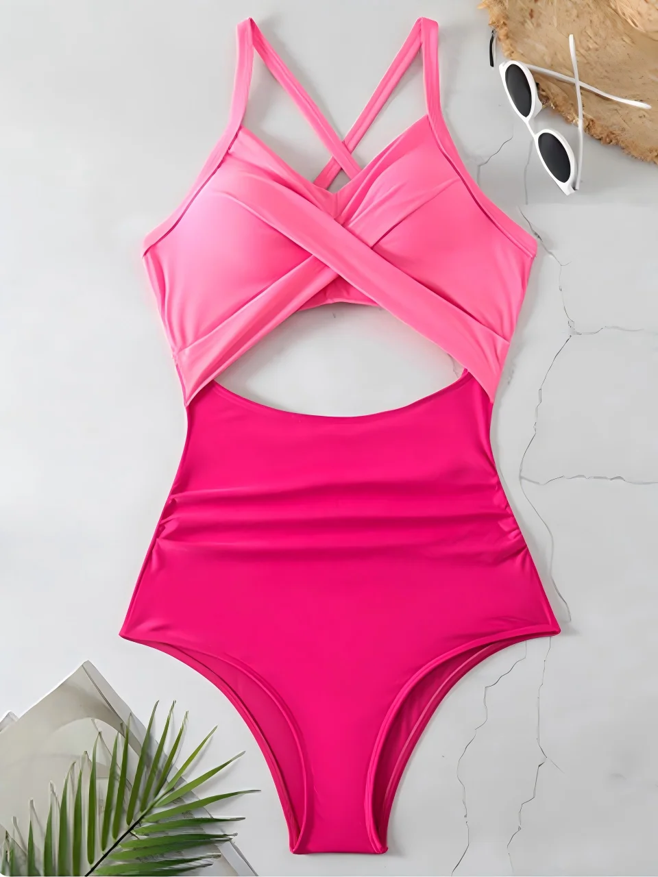 Plain Ruched Swimsuit Women One Piece Solid Swimwear Female Beachwear Bathers Bathing Swimming Swim Bodysuit Summer
