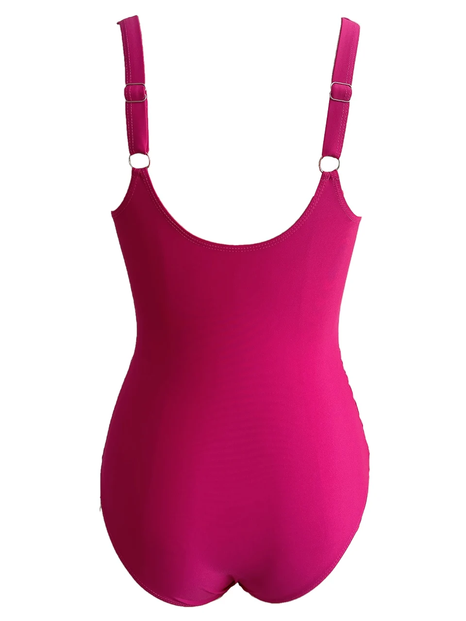 Plain Ruched Swimsuit Women One Piece Solid Swimwear Female Beachwear Bathers Bathing Swimming Swim Bodysuit Summer