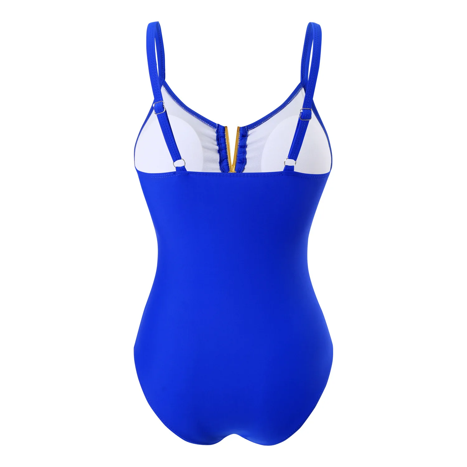 Sexy Bikini One-Piece Swimsuit Women's Strap Design Slimming Cross-Border Swimwear Comfortable Sporty Fashionable Beachwear