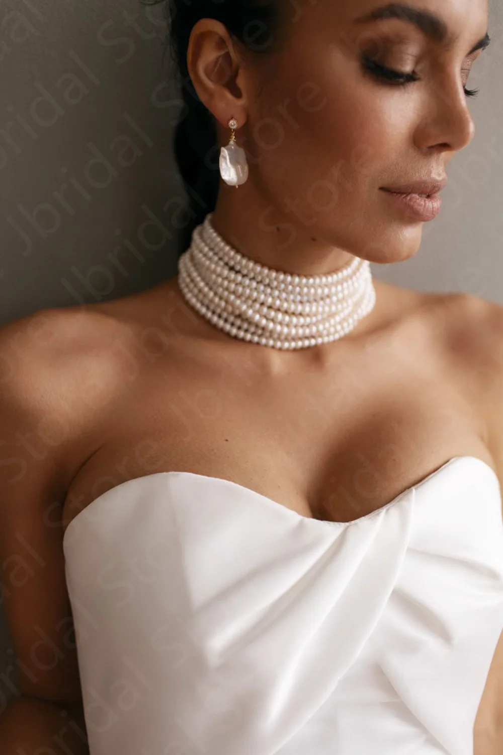 Modern Simple Sleeveless Wedding Dresses Short Bride Strapless Mid Calf Length Bridal Gowns Lace Up Back 2023 On Sale