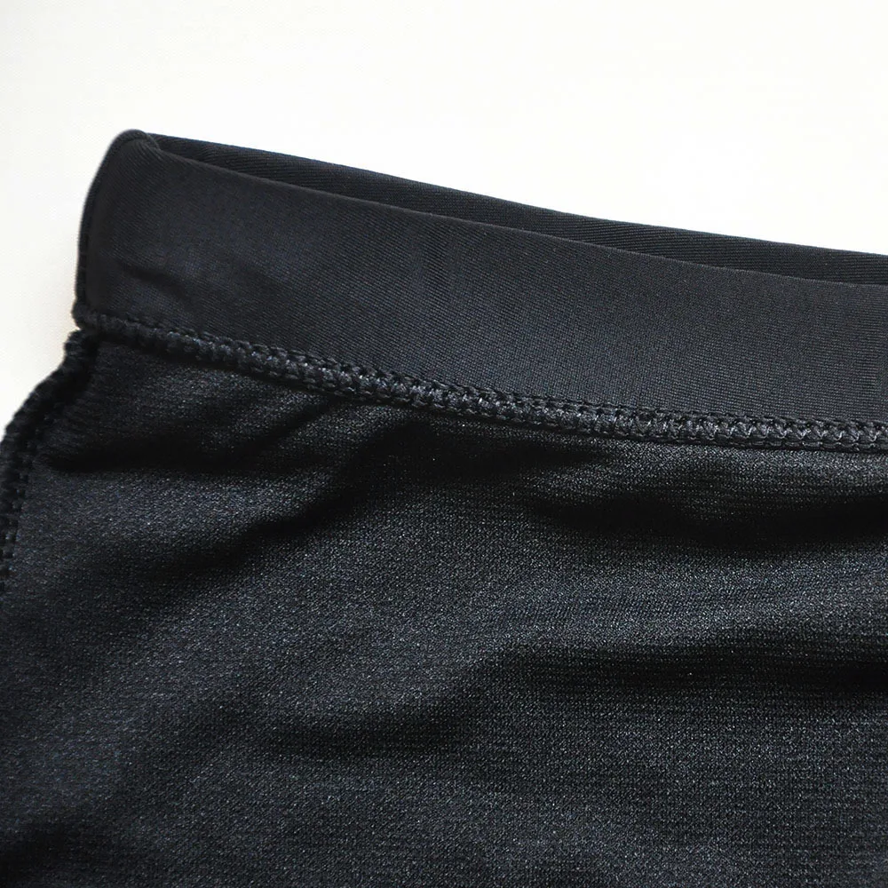 Foreign trade men's solid color black nylon boxer swimming trunks simple loose fashion swimming trunks cross-border supplyUXH604