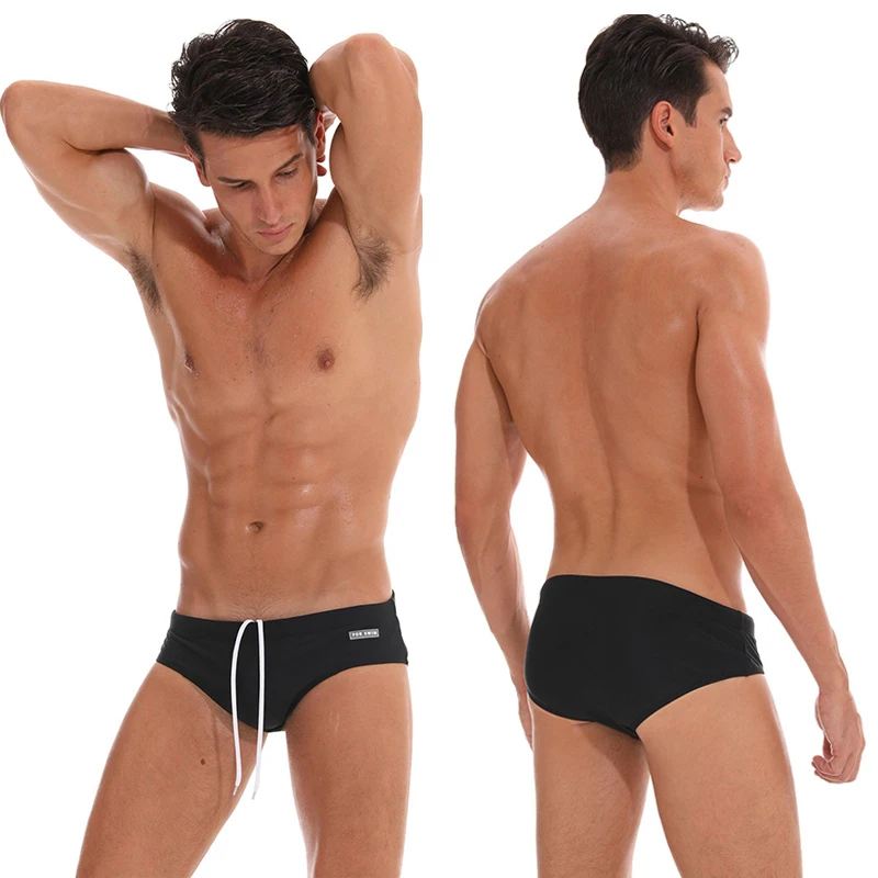 Datifer Summer 2026 Men Shorts Gym Low Waist Sexy Print Swim Brief Removed Pad Surfing Swimsuit Shorts Multicolor