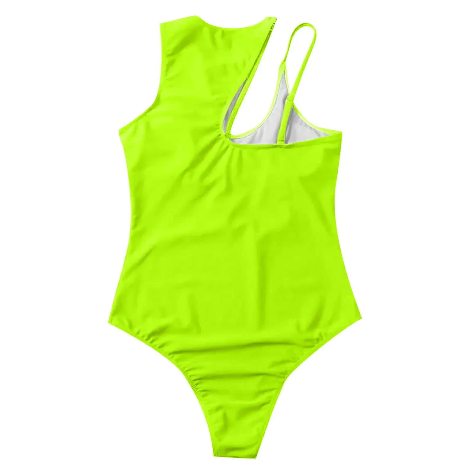 Customized LOGO Cute One Piece Swimwear Bikini Hollow Multi Color One Shoulder Sexy Swimwear women one piece swimsuit
