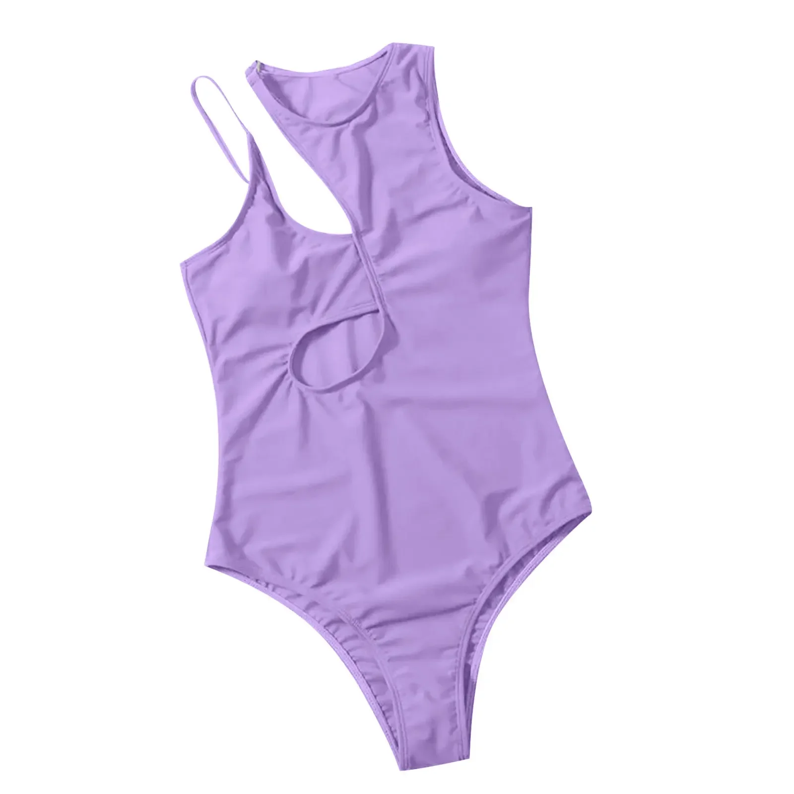 Customized LOGO Cute One Piece Swimwear Bikini Hollow Multi Color One Shoulder Sexy Swimwear women one piece swimsuit