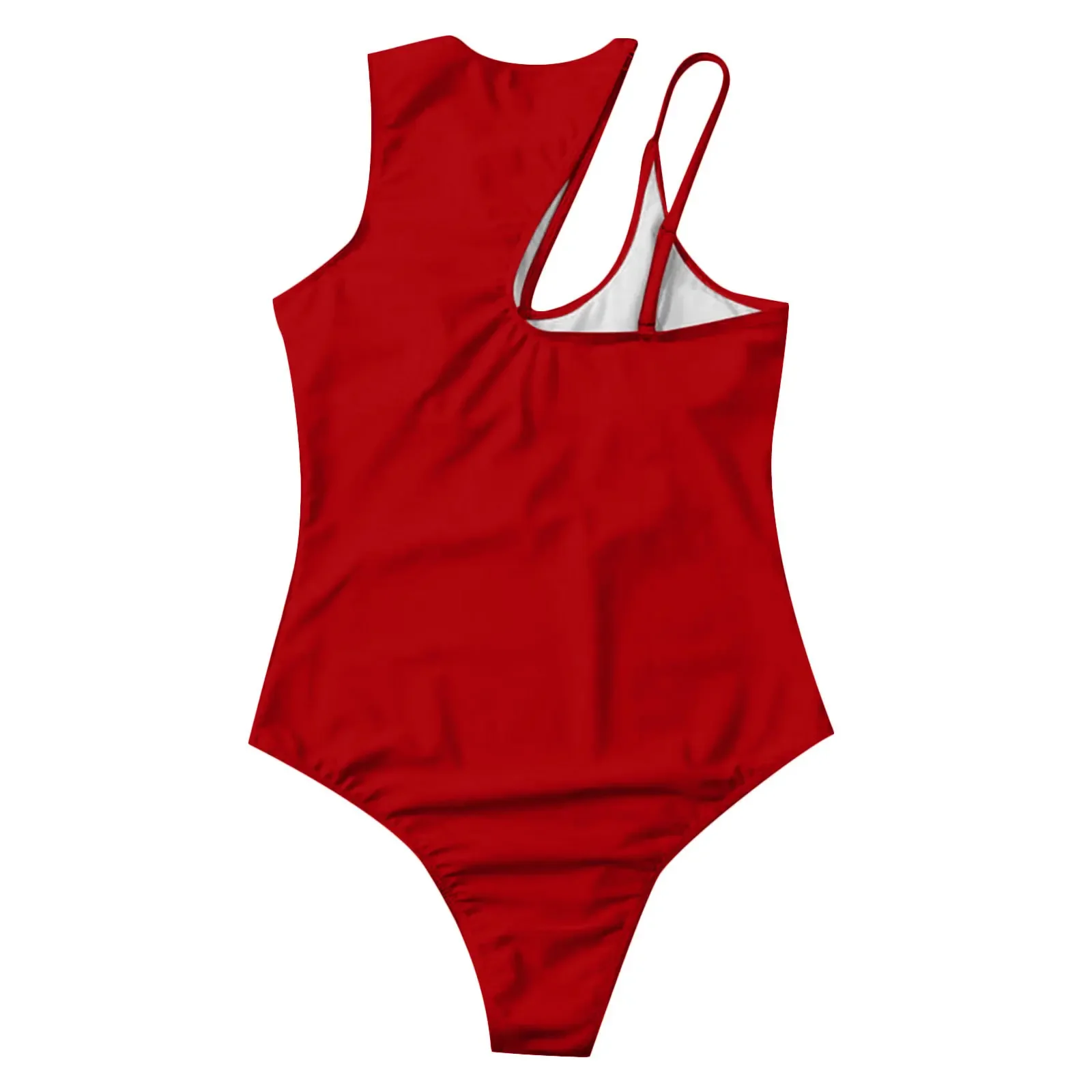 Customized LOGO Cute One Piece Swimwear Bikini Hollow Multi Color One Shoulder Sexy Swimwear women one piece swimsuit